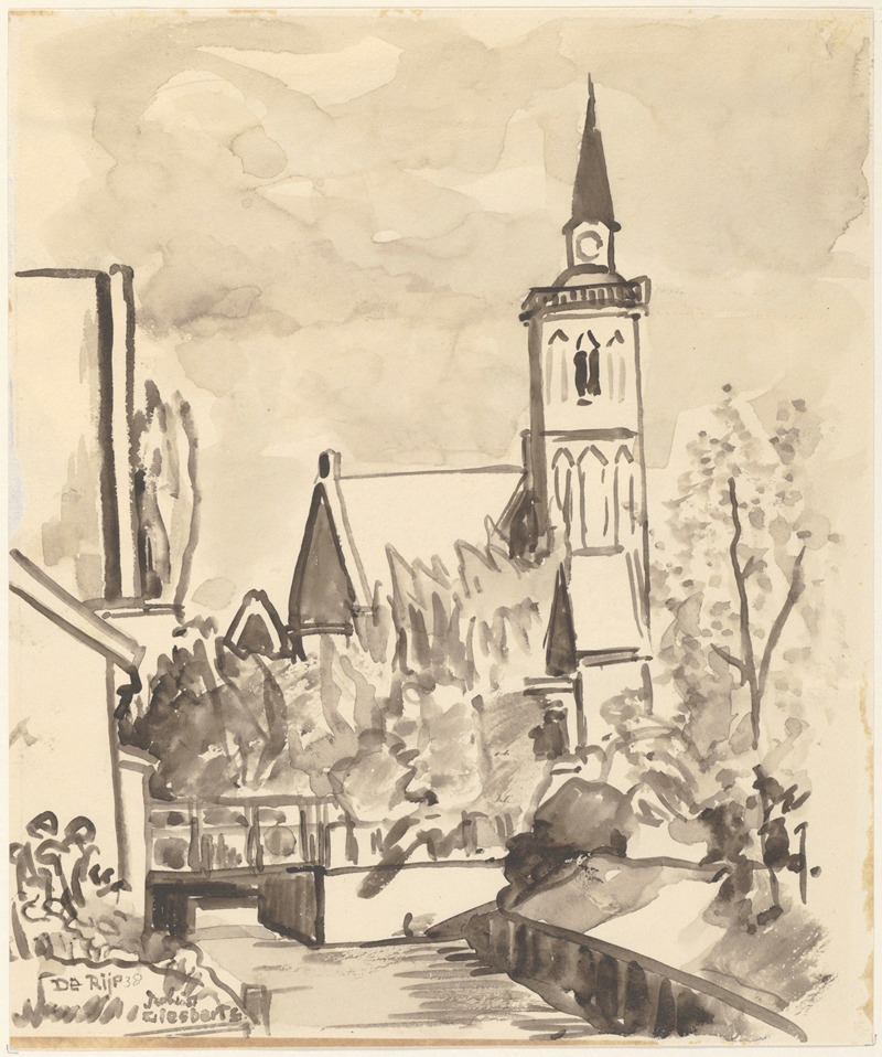 Julia Giesberts - De kerk vanuit het noorden