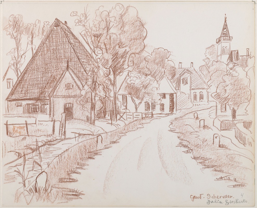 Julia Giesberts - Gezicht in Grootschermer.
