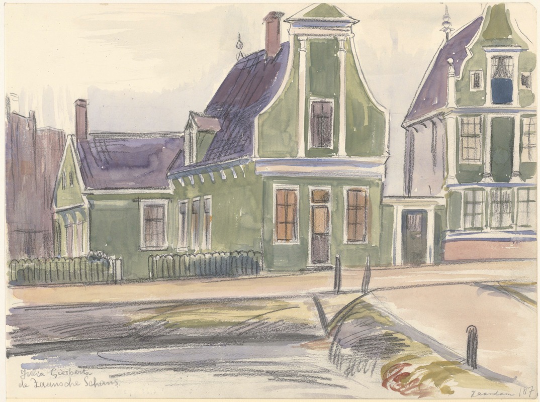 Julia Giesberts - Huizen aan de Zaanse Schans