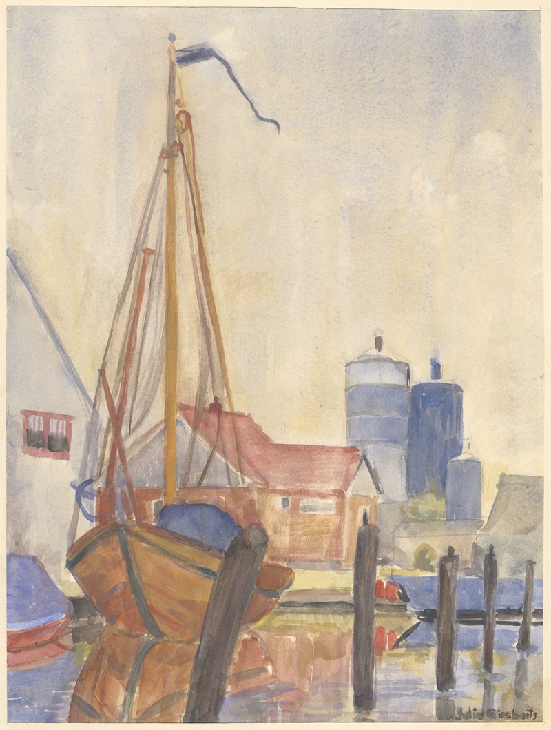 Julia Giesberts - Ringvaart voorbij Aalsmeer