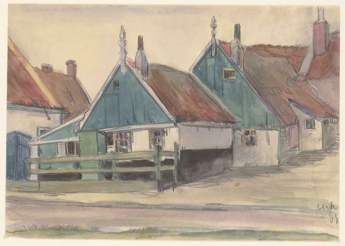 Julia Giesberts - Urker huizen.