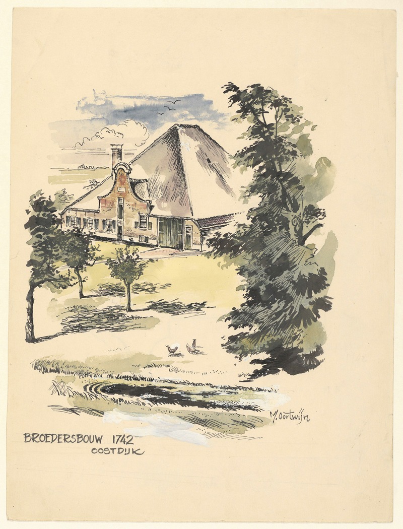 Maarten Oortwijn - Boerderij Broedersbouw aan de Oostdijk 13 te Middenbeemster