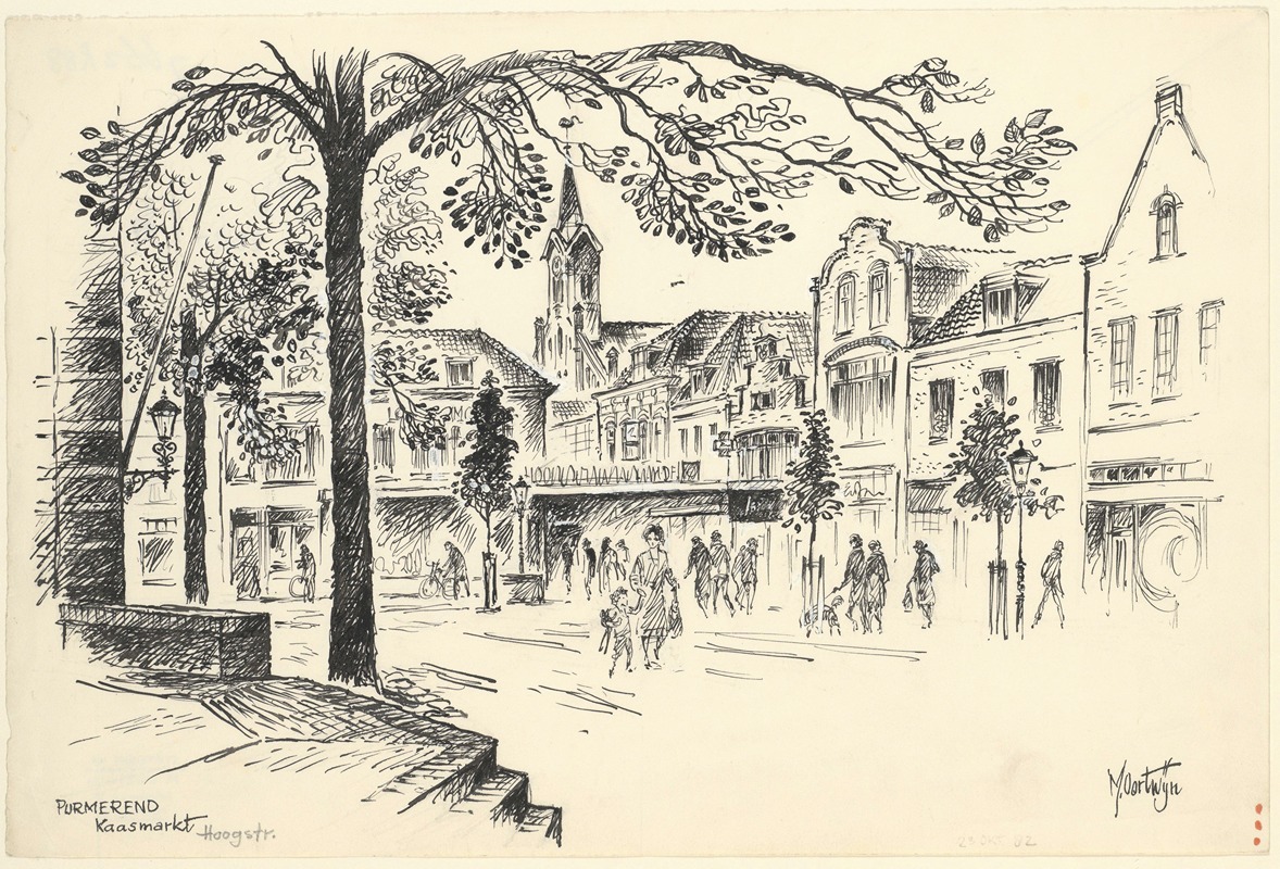 Maarten Oortwijn - De Kaasmarkt te Purmerend.