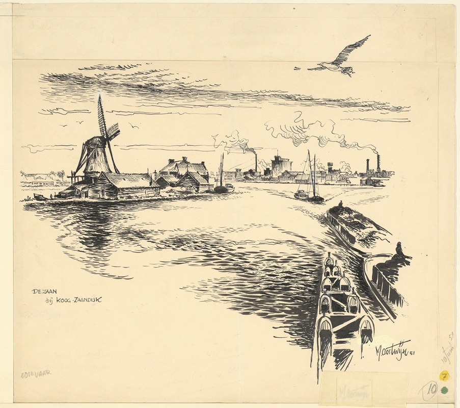 Maarten Oortwijn - De Zaan bij Koog aan de Zaan – Zaandijk.