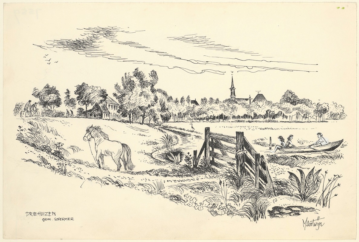 Maarten Oortwijn - Gezicht op Driehuizen.