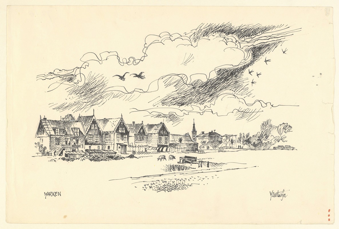 Maarten Oortwijn - Gezicht op Marken.