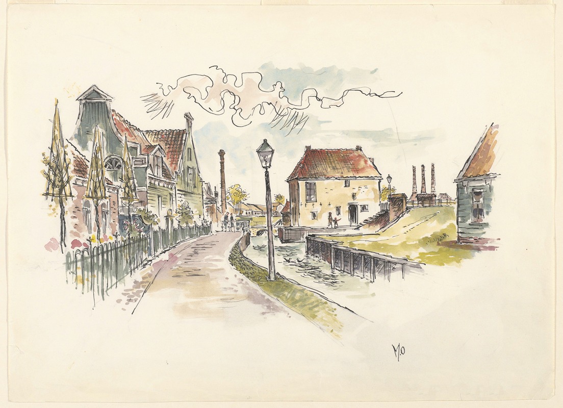 Maarten Oortwijn - Gezicht te Enkhuizen.