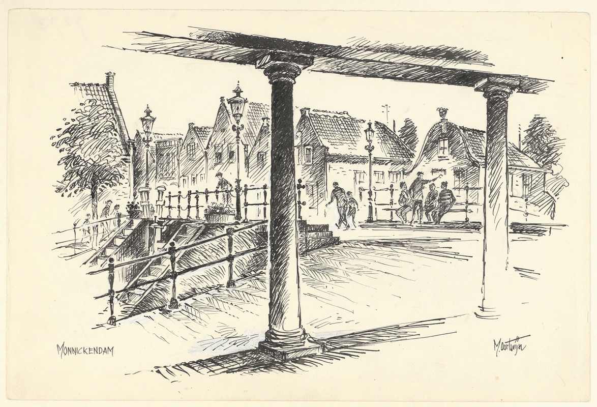 Maarten Oortwijn - Gezicht vanuit de Waag.