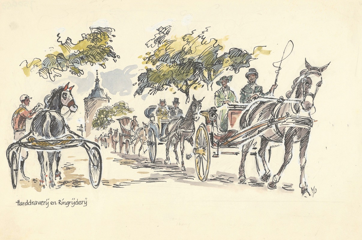 Maarten Oortwijn - Harddraverij en ringrijderij in historische koetsjes.