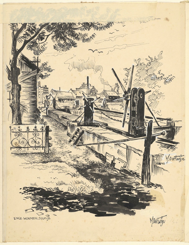 Maarten Oortwijn - Het Enge Wormer sluis te
