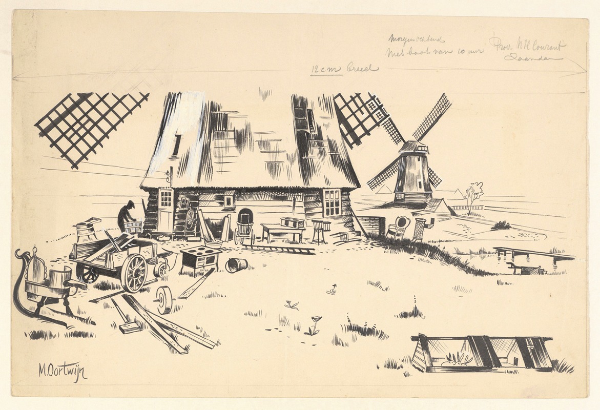 Maarten Oortwijn - Molen te Grootschermer