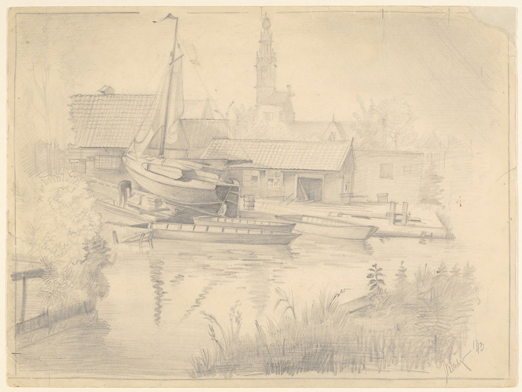 Maarten Oortwijn - Scheepswerf te Edam
