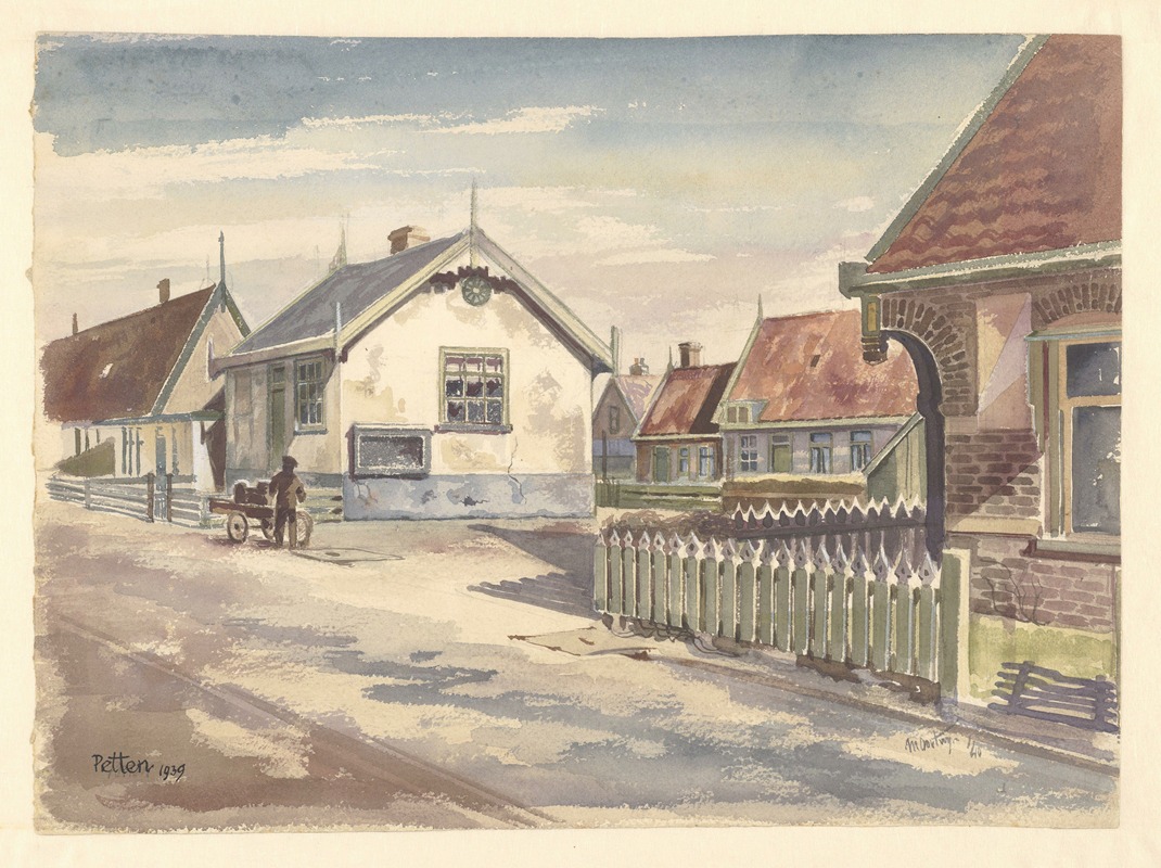 Maarten Oortwijn - Straat te Petten.