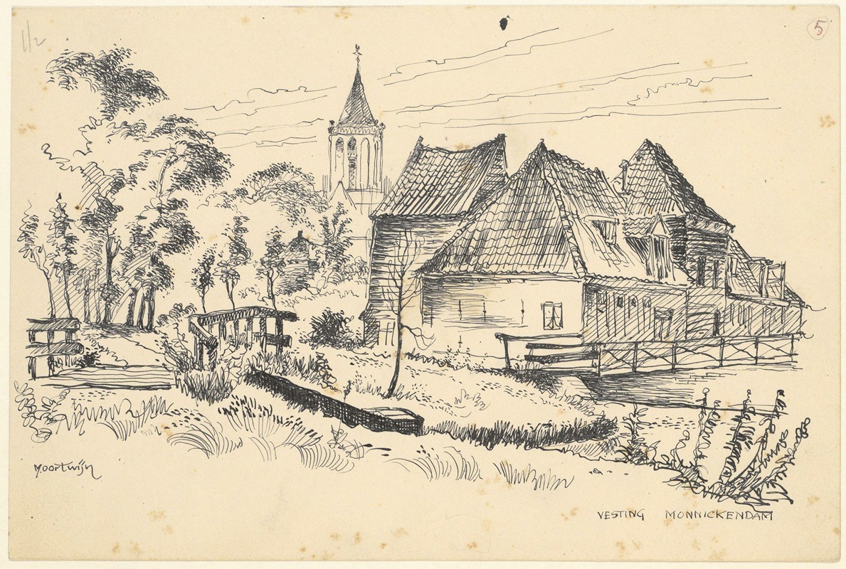 Maarten Oortwijn - Vesting te Monnickendam.