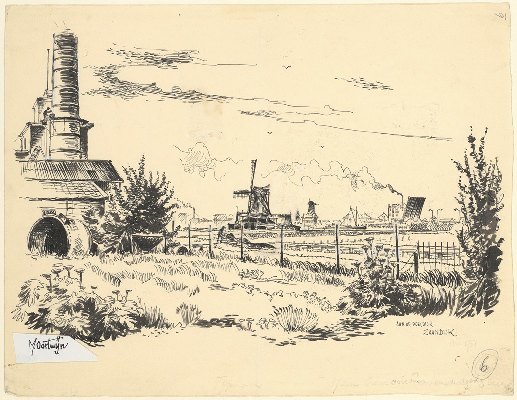 Maarten Oortwijn - Zaandijk, aan de Poeldijk.