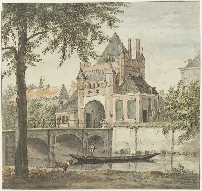 Wybrand Hendriks - Grote Houtpoort van de zuidoostzijde