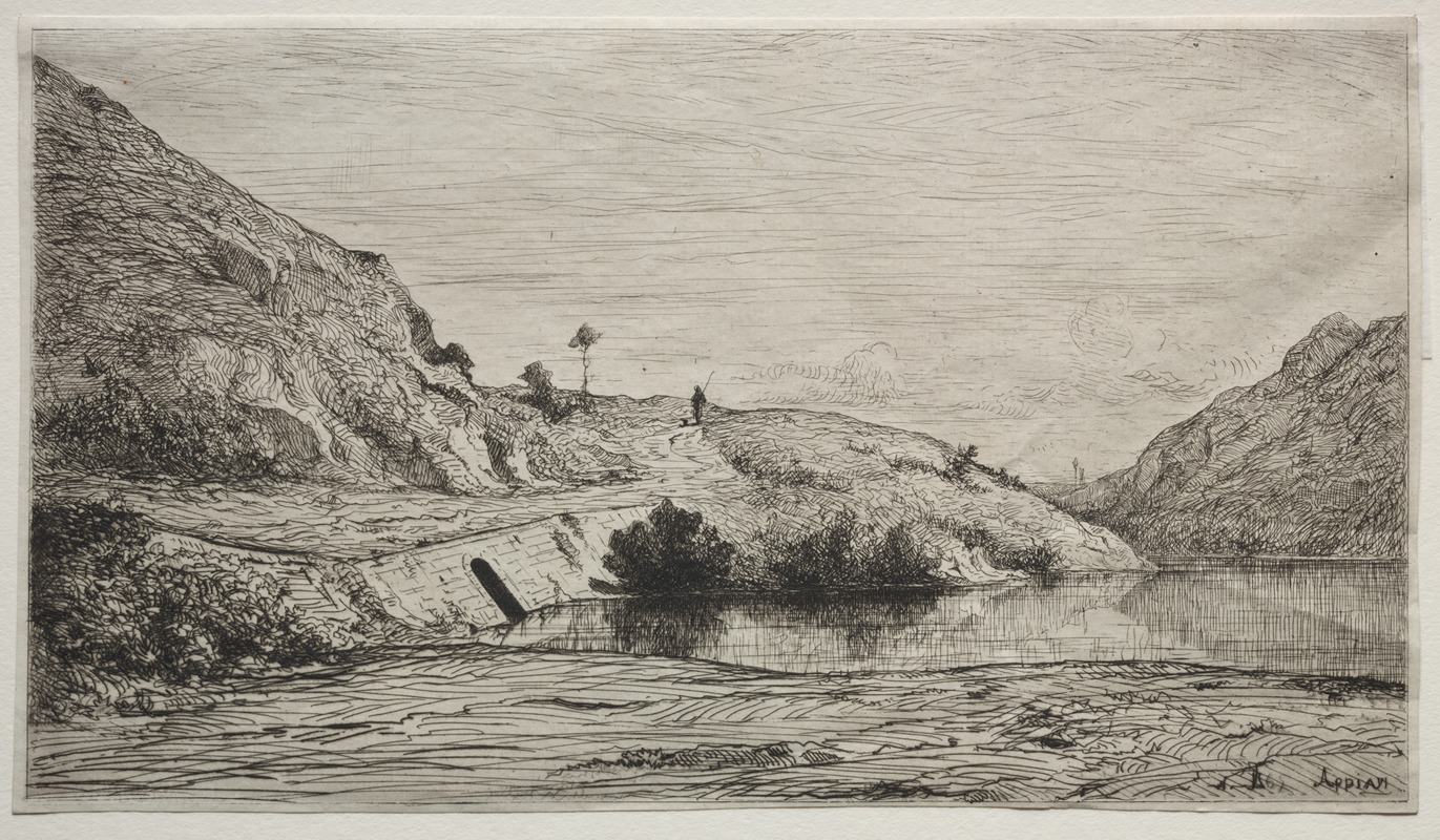 Adolphe Appian - Banks of the Rhone