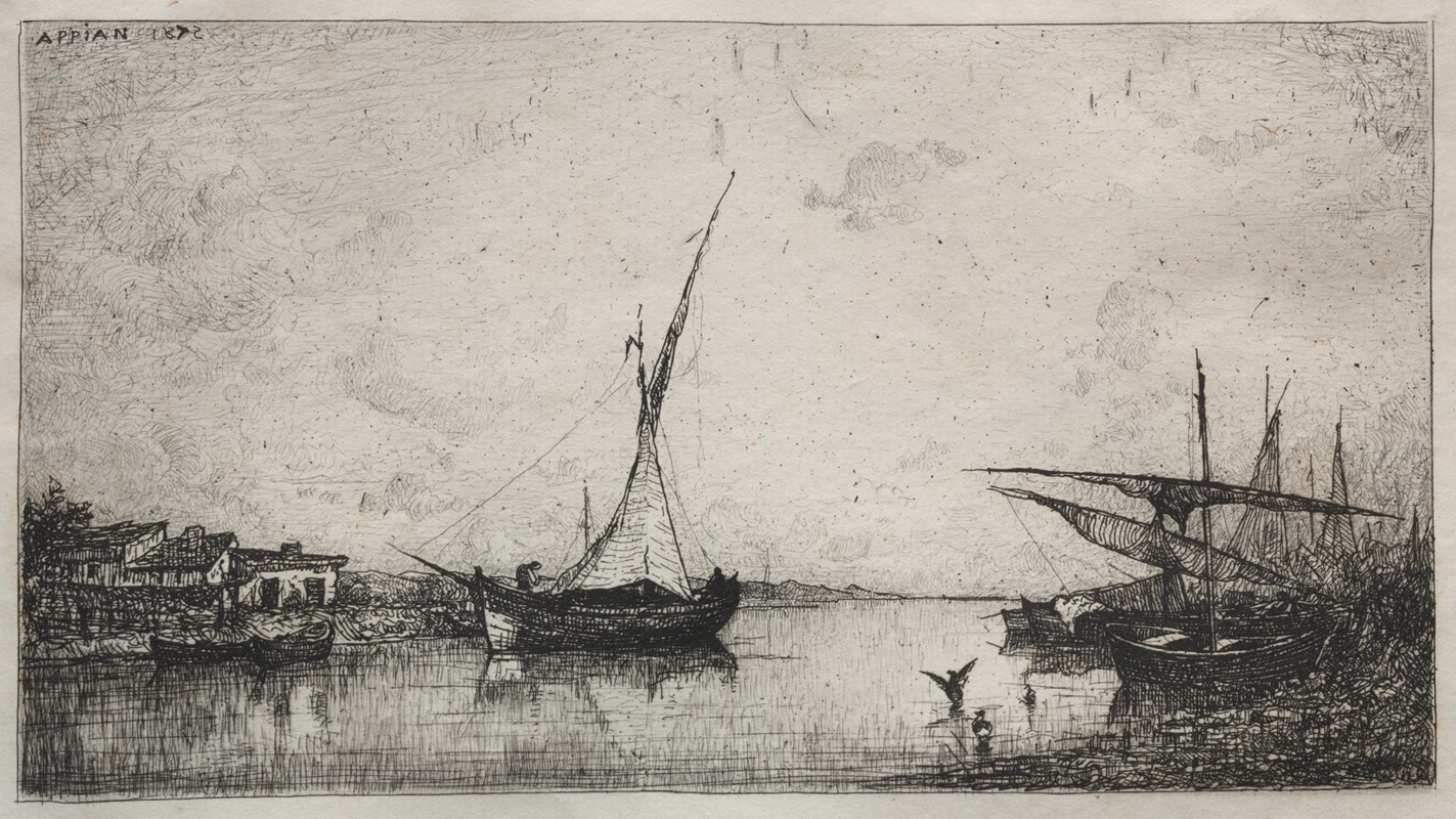 Adolphe Appian - Canal at Martiques