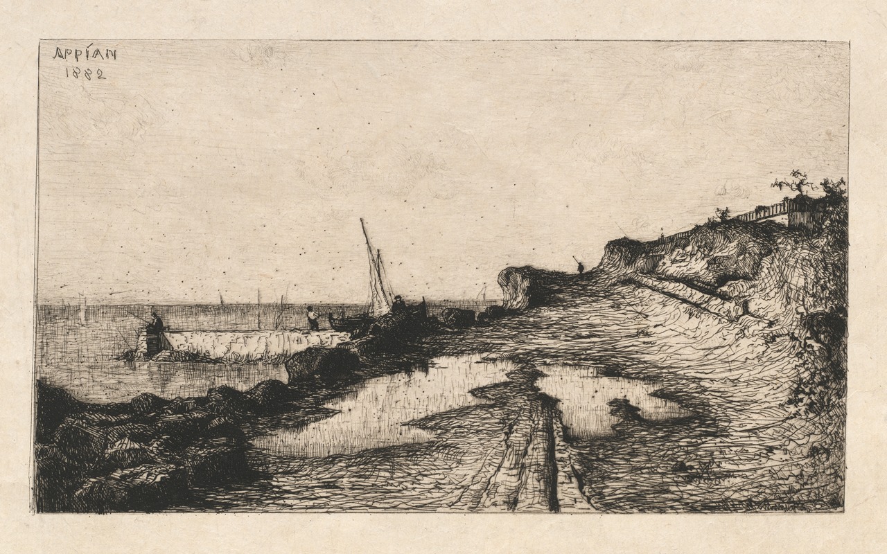 Adolphe Appian - Environs of Carqueronne