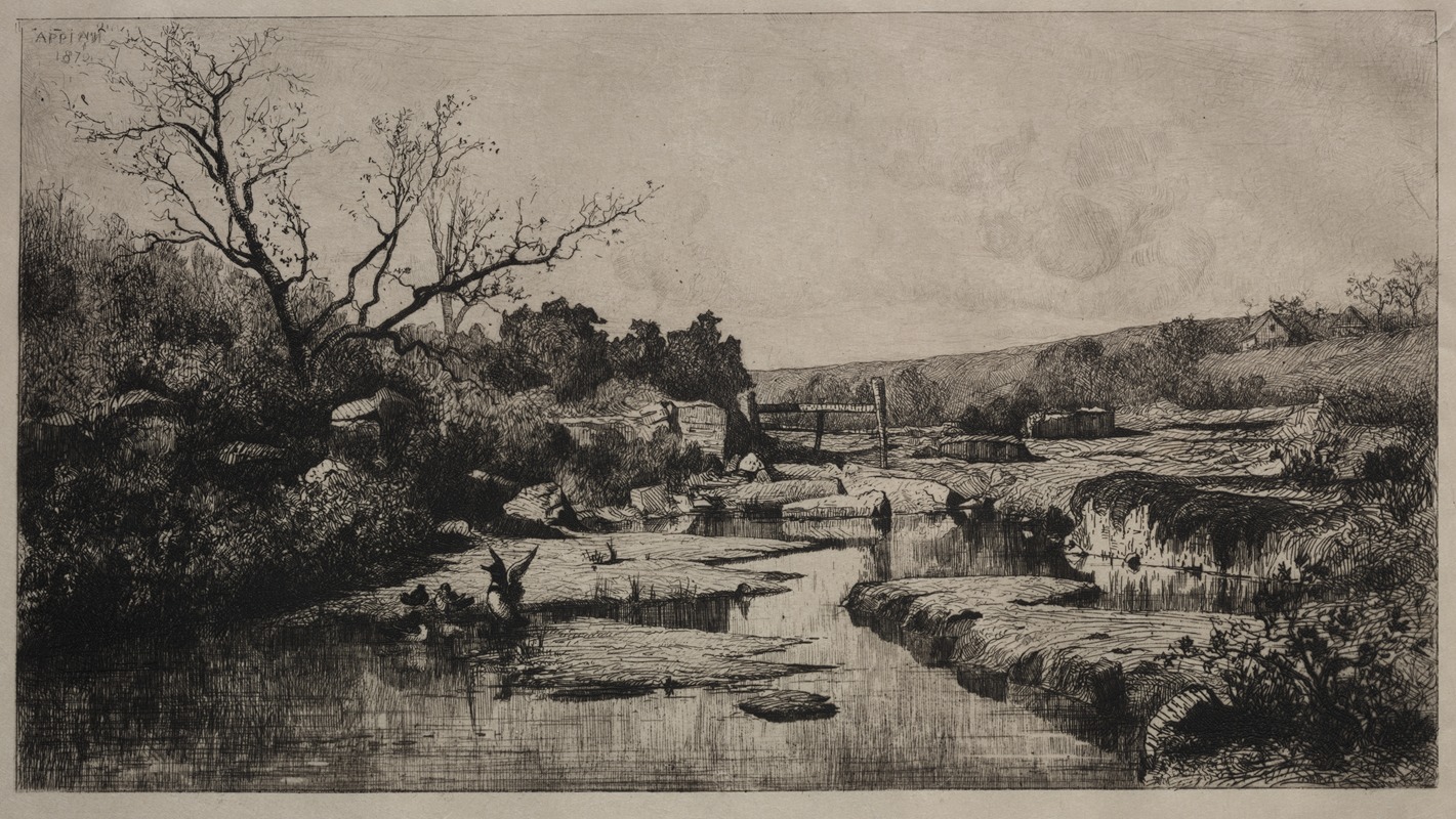 Adolphe Appian - Source of the Albarine