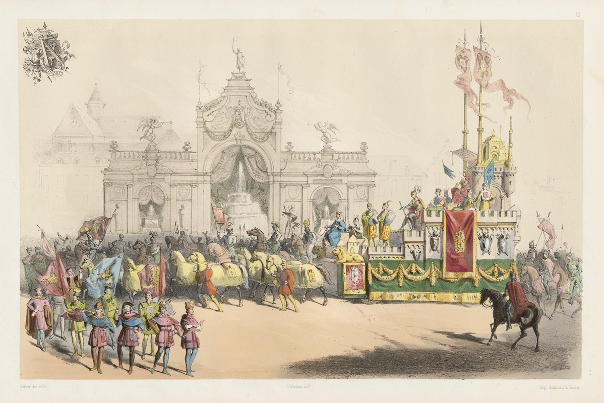 Jules Helbig - Char du Hainaut ou de Boudouin-de-Constantinople