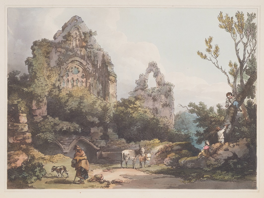 Philip James de Loutherbourg - Tintern Abbey