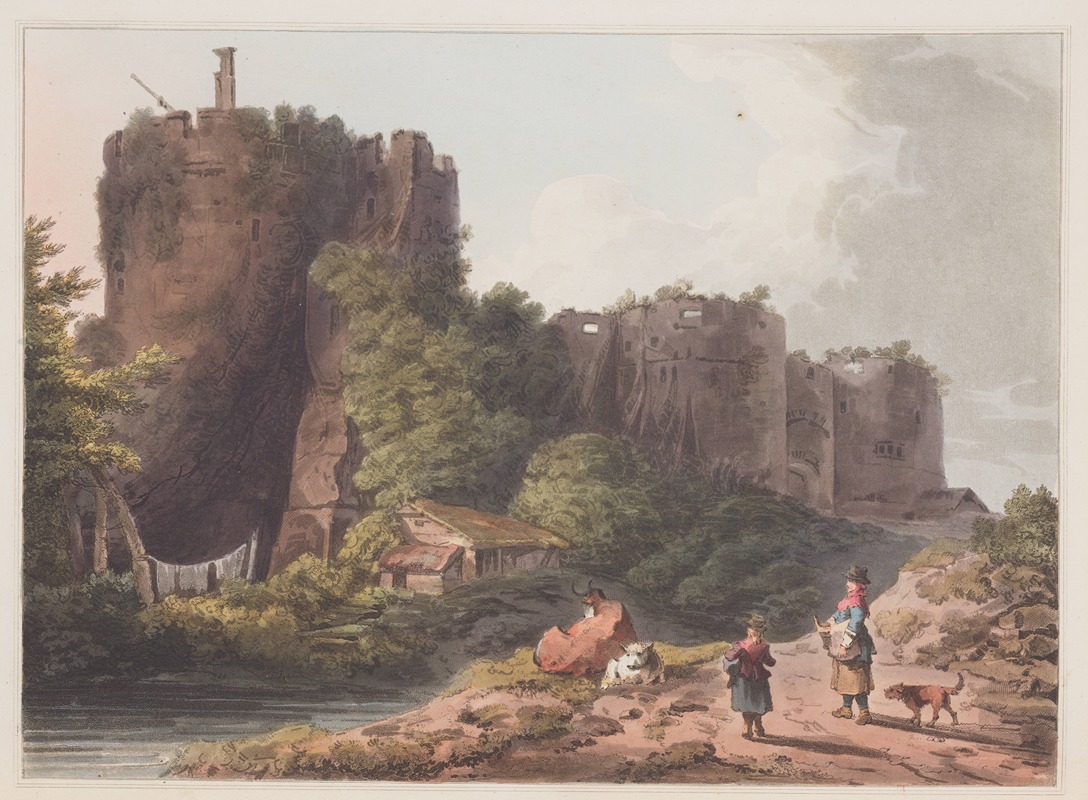 Philip James de Loutherbourg - Chepstow Castle in Monmouthshire