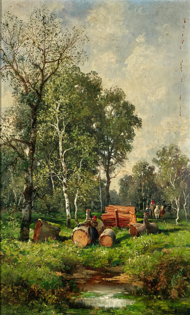 Adolf Kaufmann - Sommer bei Chalons