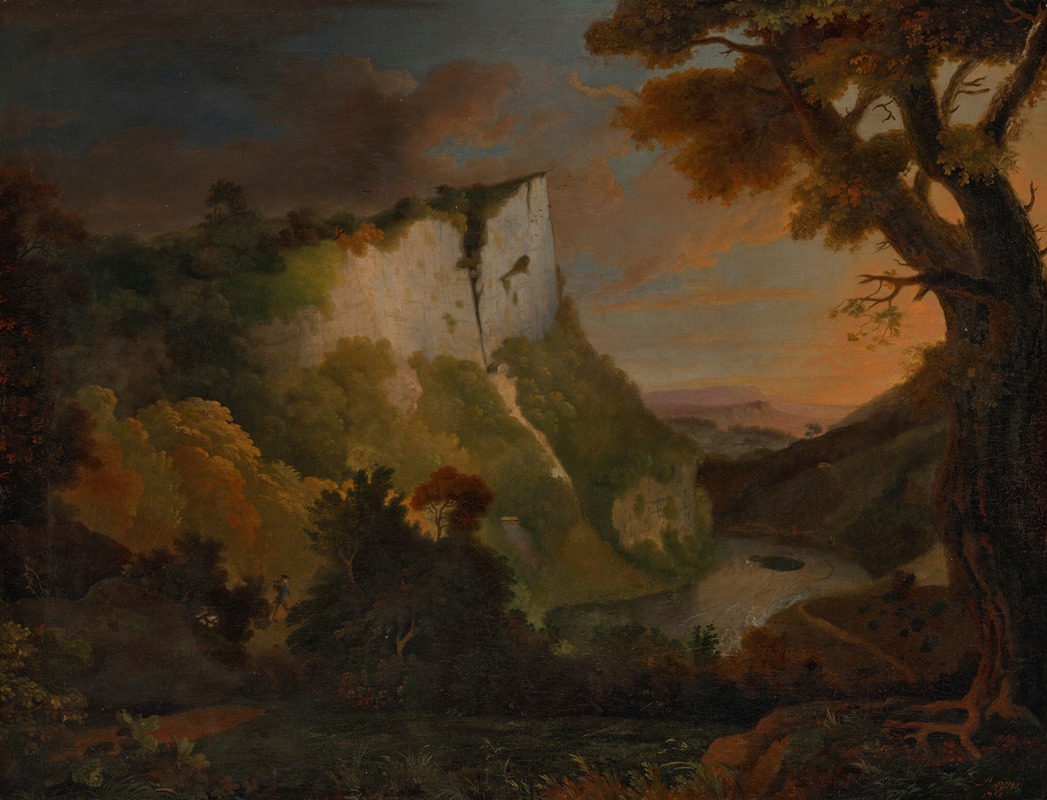 Alexander Cozens - High Tor, Matlock Derbyshire