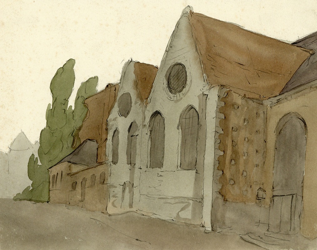 Alfred Ost - Achterzijde kerk