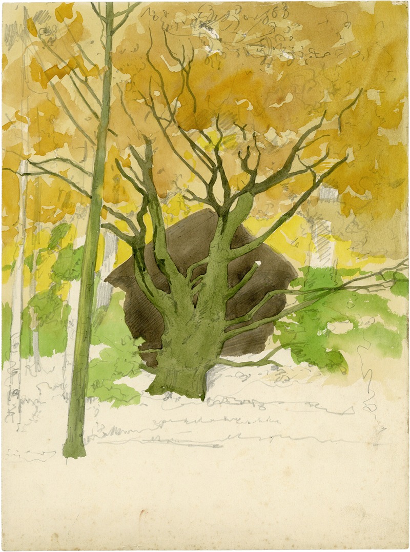 Alfred Ost - Hut in het bos