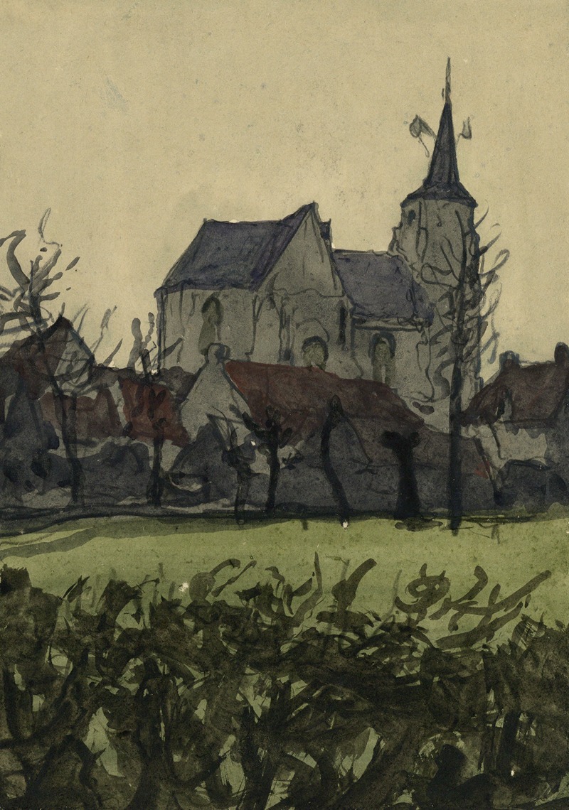 Alfred Ost - Sint-Salavatorkerk in Hakendover