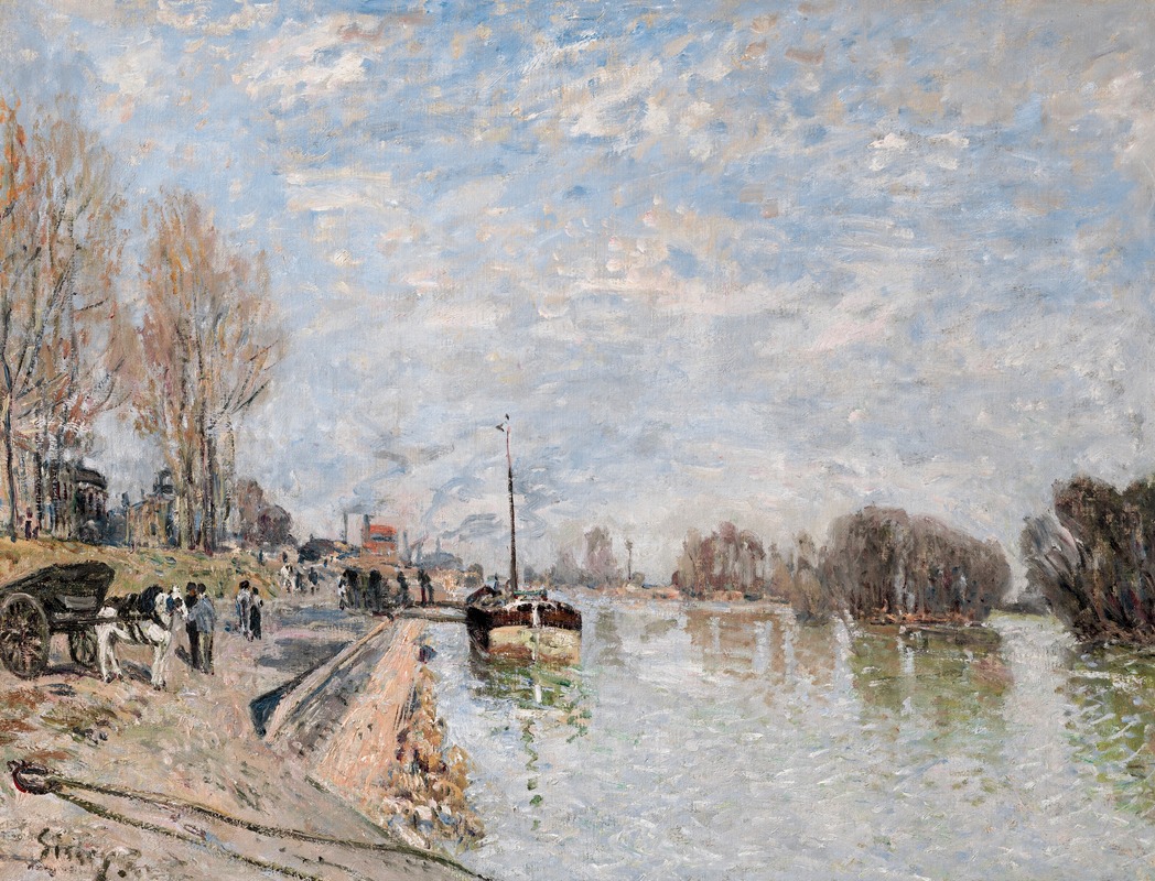 Alfred Sisley - La Seine à Suresnes