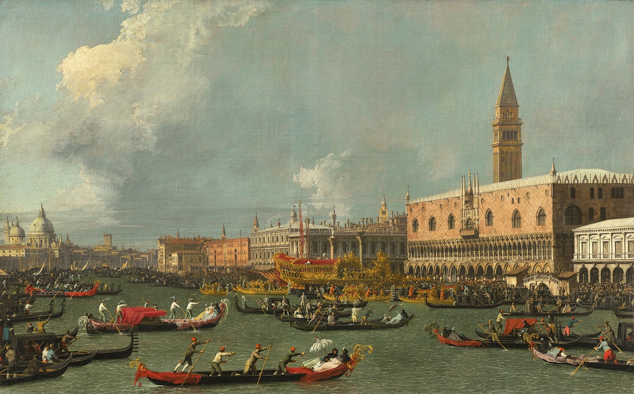 Canaletto - Venice, the Return of the Bucintoro on Ascension Day
