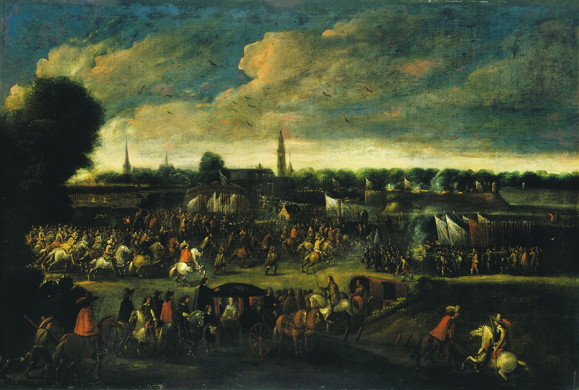 Cornelis De Wael - Intrede van de Prins-Kardinaal Ferdinand te Antwerpen op 15 april 1635
