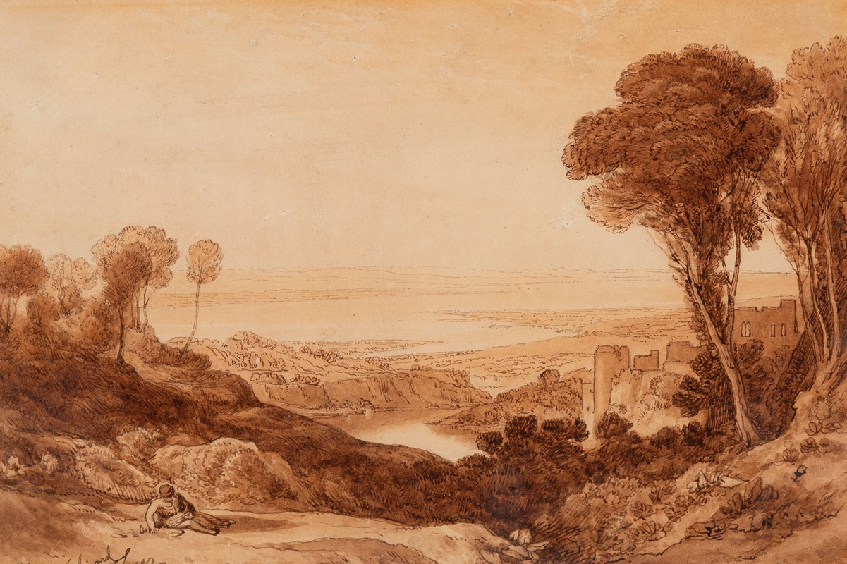 Edward Lear - View of Nice