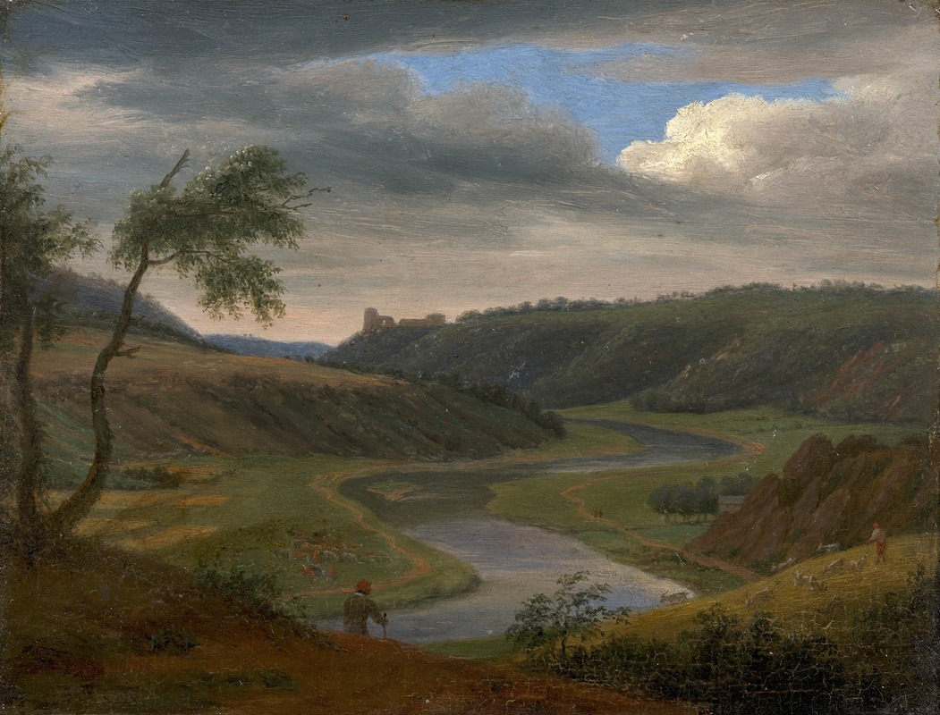 Elisabeth Louise Vigée Le Brun - Landscape representing the Meuse near the commune of Aiglemon