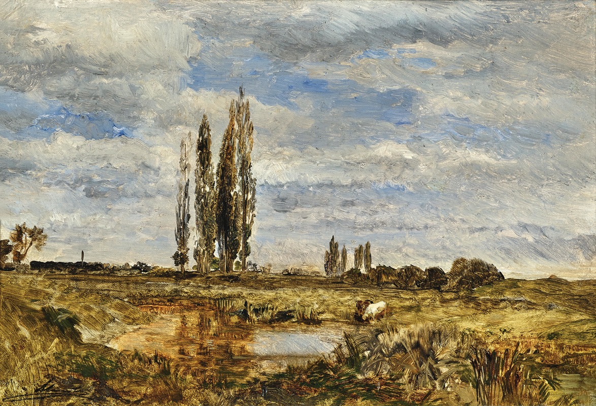 Emil Jakob Schindler - Landschaft bei Lundenburg