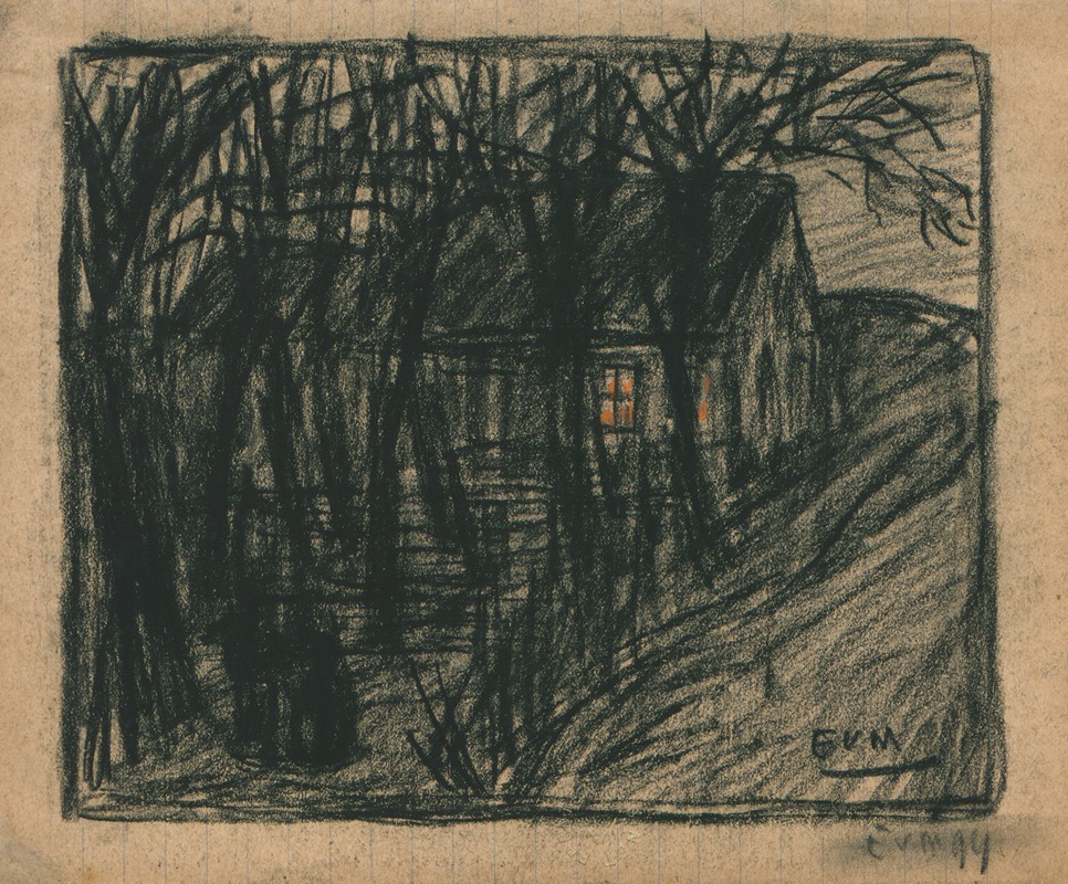 Eugeen Van Mieghem - Huisje bij de Scheldedijk