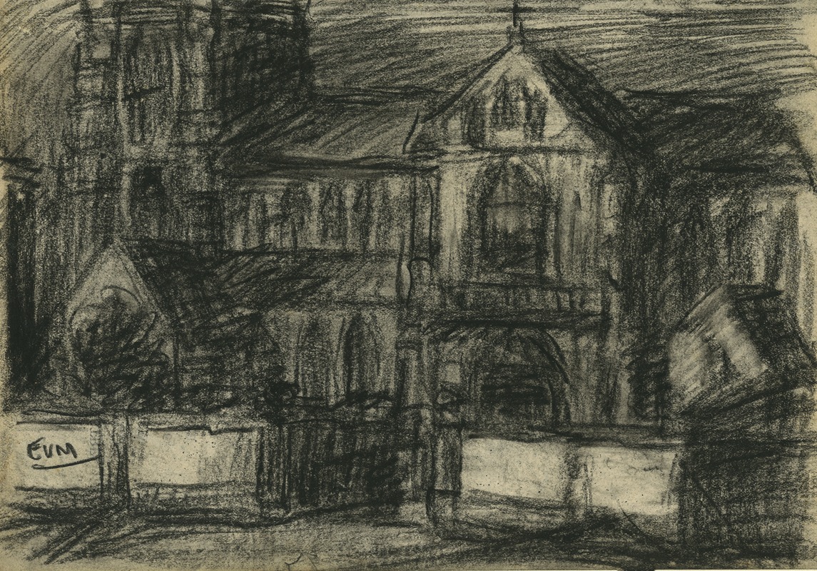 Eugeen Van Mieghem - St.Jacobskerk (ingang lange Nieuwstraat)