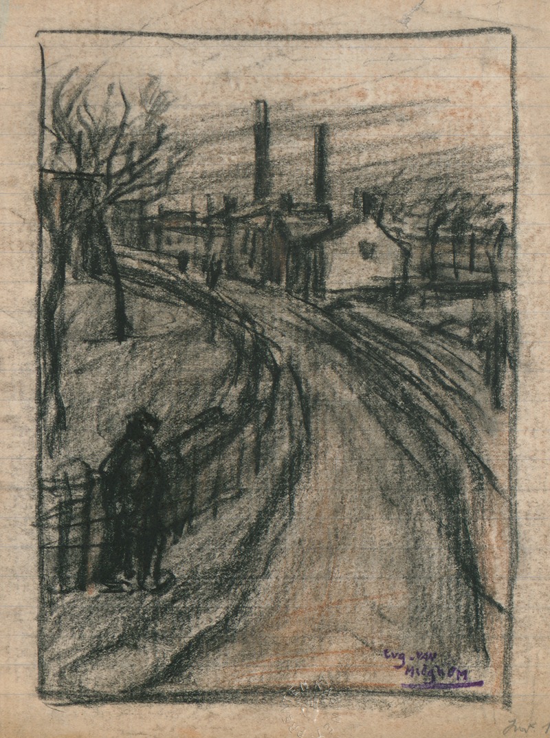 Eugeen Van Mieghem - Winterlandschap