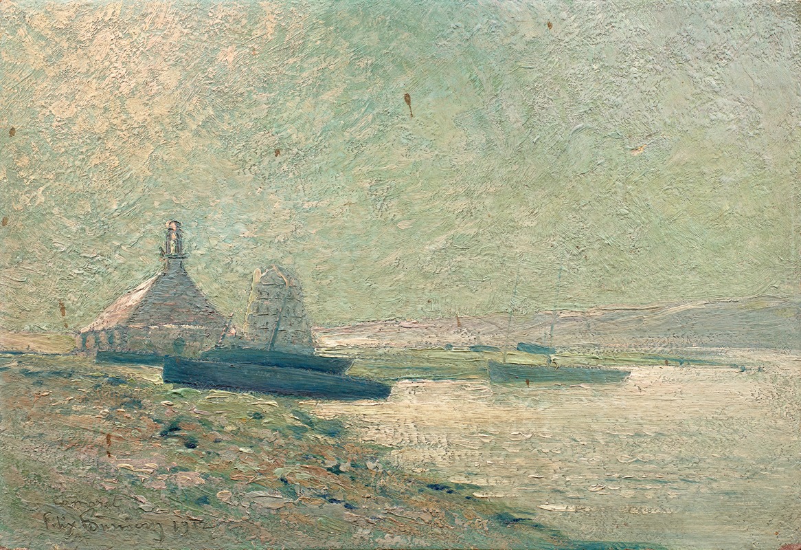 Félix Fournery - La presqu’île de Crozon à Camaret-sur-Mer avec la chapelle Notre-Dame-de-Rocamadour et la tour Vauban