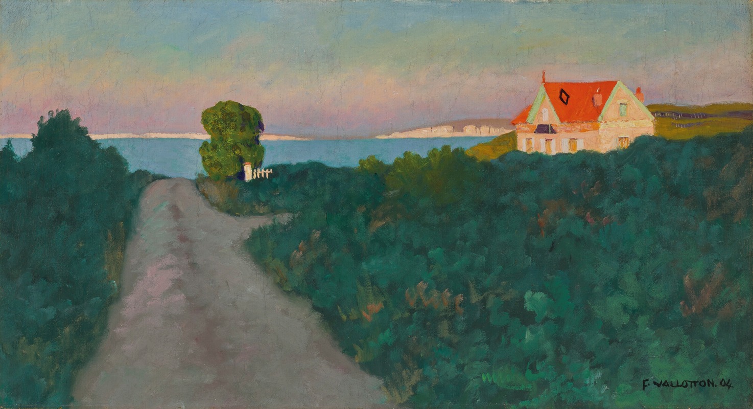 Félix Vallotton - La Maison rose, Varengeville