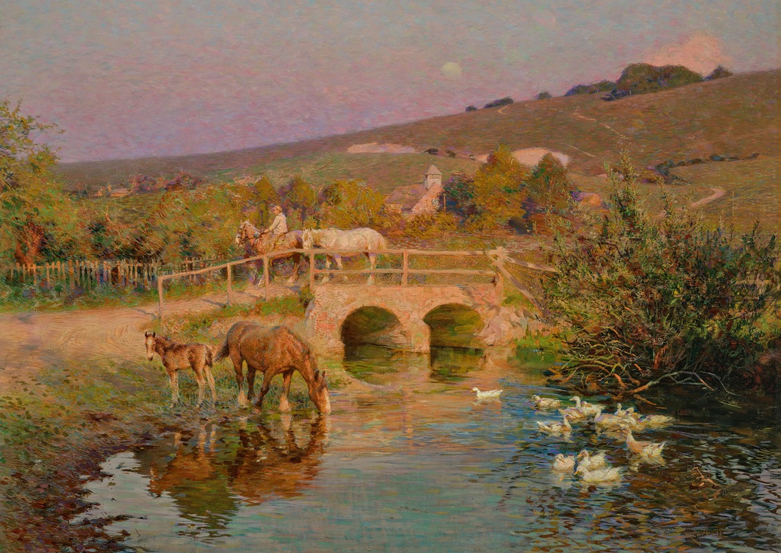 Frederick Hall - The sun’s last lingering rays