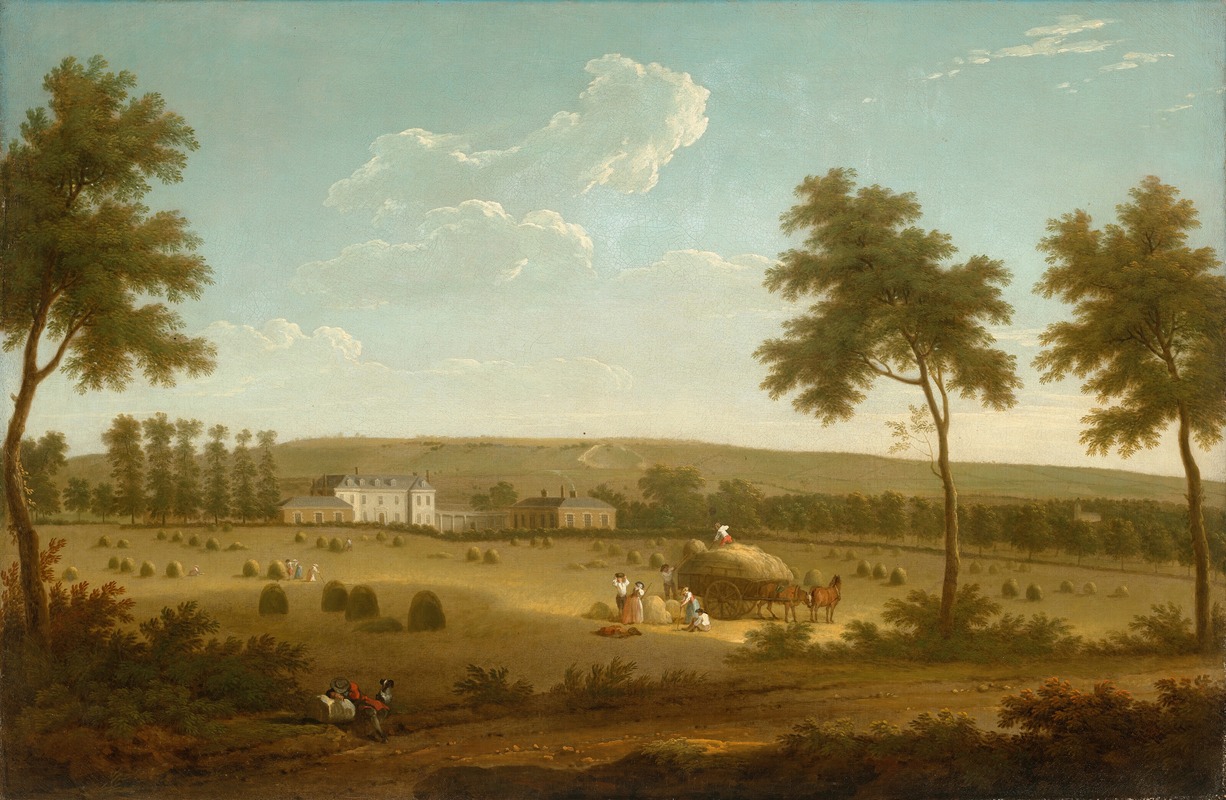George Lambert - A South-east view of Leybourne Grange, Kent