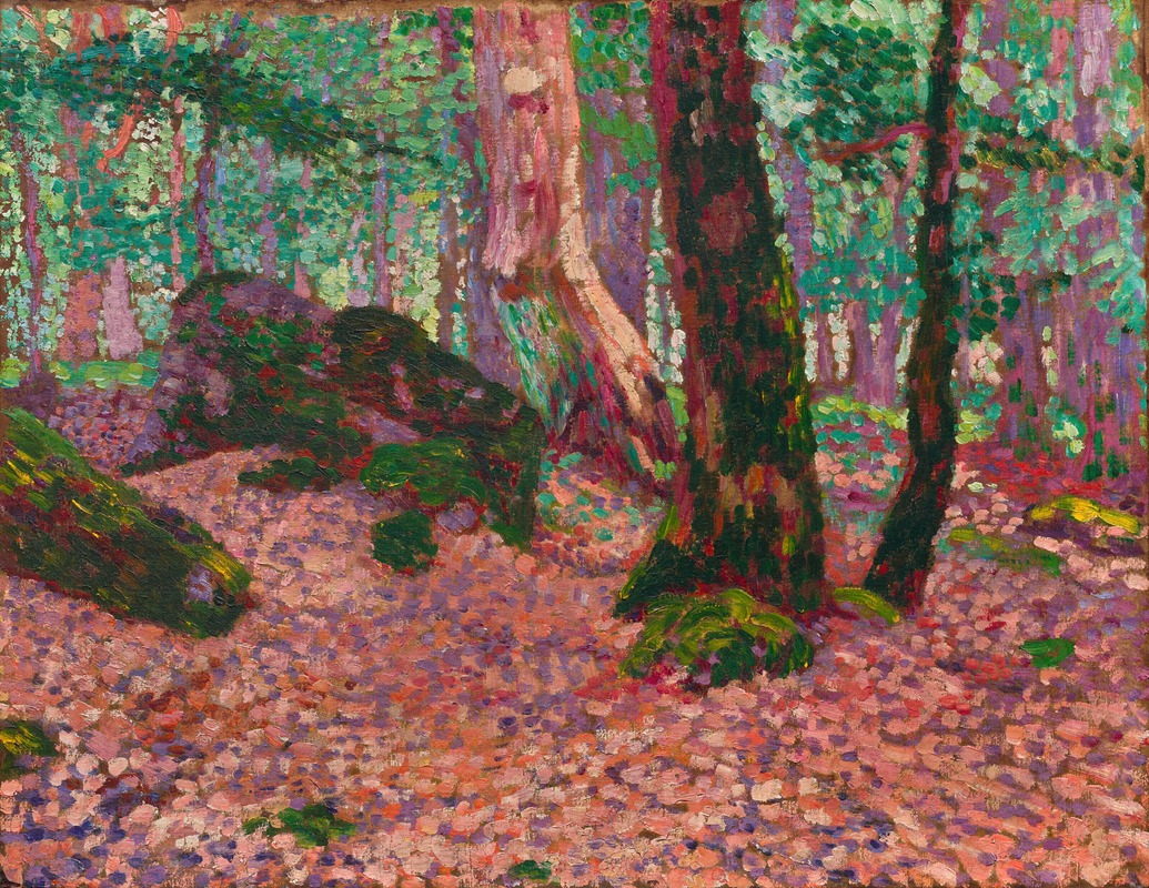 Georges Lacombe - Sous-bois rocheux