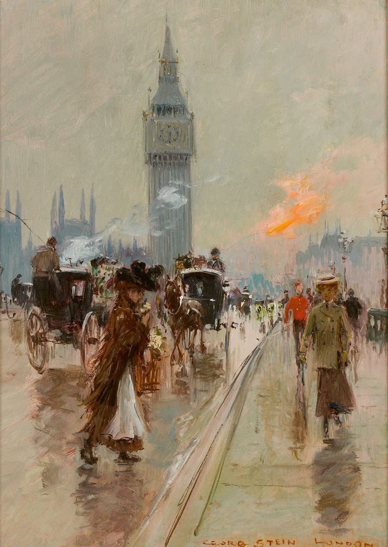 Georges Stein - Zicht op Westminster
