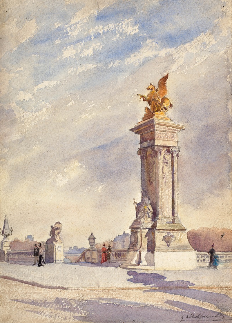 Guy De La Rochefoucauld - Le pont Alexandre III