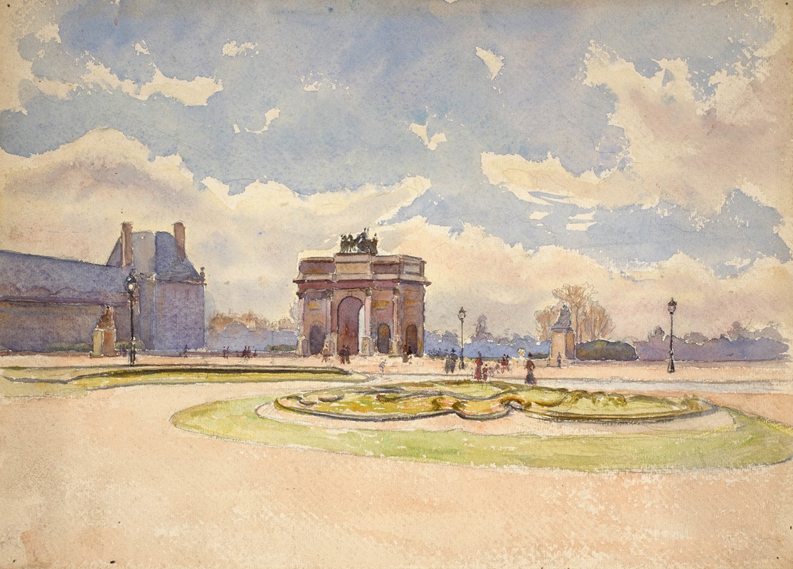 Guy De La Rochefoucauld - l’Arc du Carrousel vers le Jardin des Tuileries