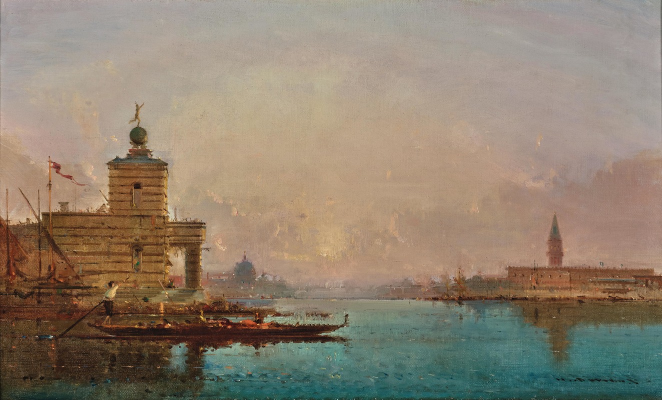 Henri Duvieux - Venice, a View of the Grand Canal